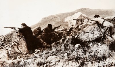 Het Republikeinse leger in de bergen van Navacerrada door Unbekannt Unbekannt